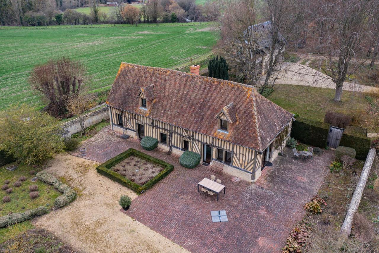 Maison "Jardin Gaillard" Bieville-en-Auge Exterior foto